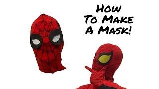 How to make a SpiderMan mask [upl. by Felicia]