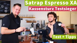 Satrap Espresso XA  Kassensturz EspressomaschinenTestsieger  Unser Test  Tipps [upl. by Stoeber]