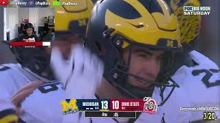 YES FIGHHTTINGGG  Reaction to Michigan vs Ohio State FULL GAME HIGHLIGHTS 2024 [upl. by Cecelia]