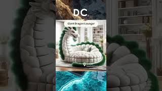 Giant Dragon Lounger A Collection Of Dragon Shaped Faux Fur Loungers 🐉🐲 [upl. by Ramled]