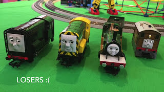 Thomas amp Friends The GREAT TRAIN RACE Round 1 Steamies Diesels [upl. by Nae386]