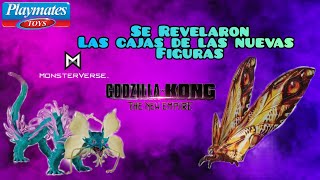 Revelan las figuras de Mothra y Tiamat de Playmates Toys GODZILLA X KONG THE NEW EMPIRE [upl. by Leeke]