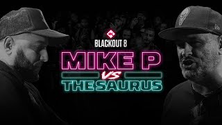 KOTD  MIKE P vs THE SAURUS I RapBattle Full Battle [upl. by Wren]