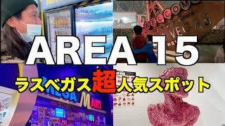 【ラスベガス】【オメガマート】今話題のアート空間AREA15で異次元の世界を体験 [upl. by Honor]