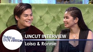 TWBA Uncut Interview Ronnie Alonte amp Loisa Andalio [upl. by Airak560]