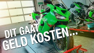 Technische motor keuring van mijn Kawasaki ZX6R Is het een miskoop [upl. by Ferren]