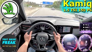 2024 Skoda Kamiq Monte Carlo 15 TSI DSG 150 PS TOP SPEED AUTOBAHN DRIVE POV [upl. by Alyak267]