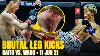 DAMAGING Leg Kicks 😬 Taiki Naito vs Wang Wenfeng  Full Fight [upl. by Shornick394]