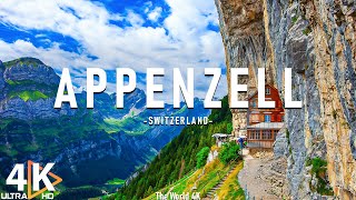 Appenzell Switzerland 4K UHD • Stunning Footage Scenic Relaxation Film with Calming Music [upl. by Anirac]