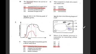 CSEC BIOLOGY 2019 PAPER 1 FOR MAYJUNE 2024  PART 1 [upl. by Sebbie109]