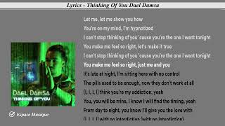 Lyrics Thinking Of You Dael Damsa [upl. by Taber]