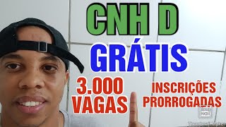 SEST SENAT está dando Habilitação CNH D de graça saiba como se inscrever para ganhar uma vaga [upl. by Eelyac]