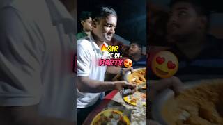 Sir ne diya Sabko Party😍🎉Mini Vlog 19 shorts minivlog funny [upl. by Yadroc542]