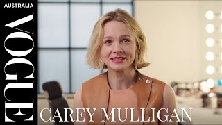 How well does Carey Mulligan know Australia  Celebrity Interview  Vogue Australia [upl. by Uzia272]