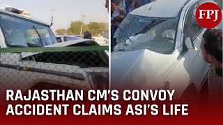 Tragic Accident ASI Succumbs After Collision with Rajasthan CM Bhajanlal Sharma’s Convoy [upl. by Ayek]