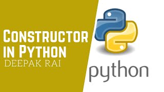 Constructor in Python  Python Tutorial [upl. by Earlie]