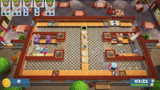 Overcooked 2  Kevin 1  4 stars [upl. by Esilana]