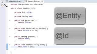 Hibernate Tutorial Part 4 b  How to create the first Hibernate Application in Eclipse  Hands on [upl. by Iviv]