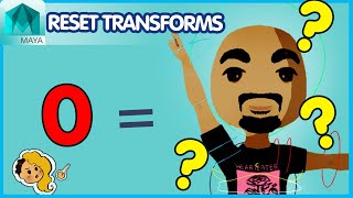 How to Reset Transforms on a rigged character in MAYA FAST and EASY [upl. by Akinoj]