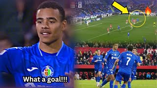 Mason Greenwood goal vs Granada 🔥 see Greenwood goal today for Getafe vs Granada [upl. by Attenwahs357]