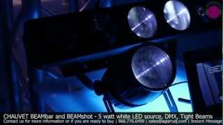 CHAUVET BEAMbar amp BEAMshot Lighting Effects  NAMM 2013  agiprodjcom [upl. by Goraud100]