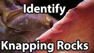 How to Identify Good Rocks for Flintknapping Arrowheads [upl. by Wyn999]