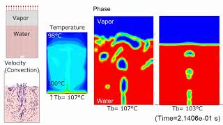 CFD Pool Boiling Simultaneous Heat and Mass Transfer Model [upl. by Alleacim]