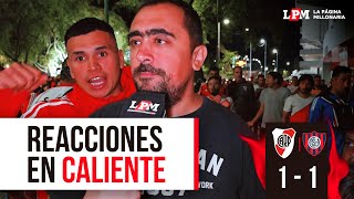 REACCIONES EN CALIENTE  RIVER 1 VS SAN LORENZO 1 [upl. by Fanechka]