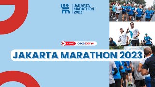 LIVE REPORT  Jakarta Marathon 2023 Kategori Maratoonz [upl. by Sedda]