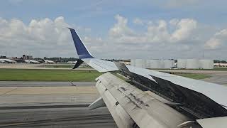 Delta Airlines B737900ER Landing in Atlanta [upl. by Bobbee958]