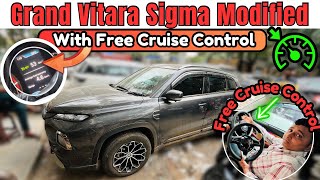 Grand Vitara Modified  grand vitara cruise control  grand vitara sigma interior modified [upl. by Yllet]