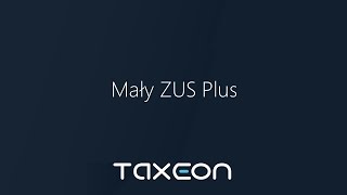 Mały ZUS Plus w programie księgowym KPIR Online TAXEON [upl. by Dacia]