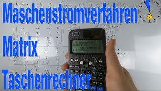 Maschenstrommatrix mit Taschenrechner berechnen [upl. by Akinas]