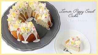 Luscious Lemon Poppy Seed Cake Recipe [upl. by Nytsud]