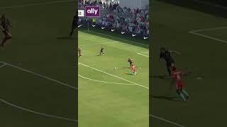 Vanessa DiBernardo with a goal in the 7th minute of play nwsl [upl. by Arykahs]