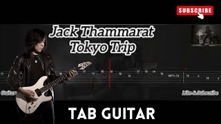 Jack Thammarat  Tokyo Trip  Tab Guitar [upl. by Regine]