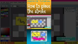 Aseprite TutorialHow to place the stroke Cómo colocar trazoPixel Art [upl. by Dunkin142]