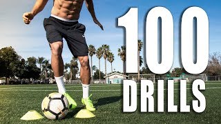 100 Individual Soccer Training Drills [upl. by Tutt]