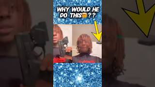 Rapper Rylo Huncho pulls GUN trigger on camera what happens NEXT is INSANE shorts [upl. by Arimas503]