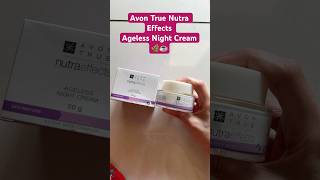 Avon True Nutra Effects Ageless Night Cream 🌿☕️ For Dry Mature Skin 🛍️ antiaging clearskin skin [upl. by Lyris]