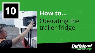 10 How to Operating the trailer fridge [upl. by Novyat159]