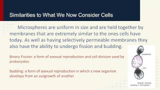 Predecessors to Cells Enter the Proteinoid Microspheres [upl. by Kaazi]