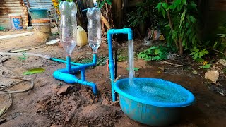 Theres a new way to fix water pressure using a PVC pipe and a plastic bottle Its a really useful [upl. by Joice]