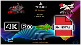 How To Uninstall PS3 4K Pro v51 Off Your PS3 2020 [upl. by Acimaj]