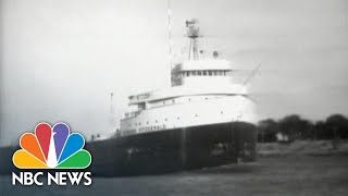 From The Archives 1975 Edmund Fitzgerald Sinks In Lake Superior  NBC Nightly News [upl. by Weirick]