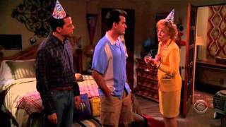 Two And a Half Men Season 3 Episode 16 One Of The Most Hilarious Scene [upl. by Seaden956]