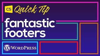 How to Build Fantastic Footers in WordPress with Cornerstone [upl. by Htirehc]