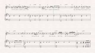 Flute  Say Something  A Great Big World and Christina Aguilera Sheet Music Chords amp Vocals [upl. by Airekal]