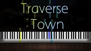 How to Play Kingdom Hearts Traverse Town Piano Collections [upl. by Marler]