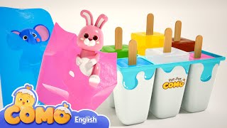 Como SongsampSurprise  My ice pop  English cartoon songs for babies  Como Kids TV [upl. by Kozloski]